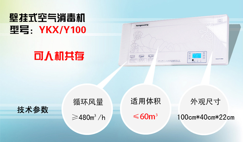 肯格王壁挂式空气消毒机